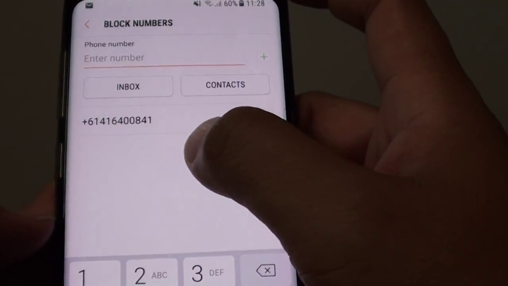 how to unblock a number on samsung